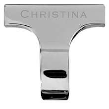 16 mm T-bar sæt i stål fra Christina Design Londons Collect serie
